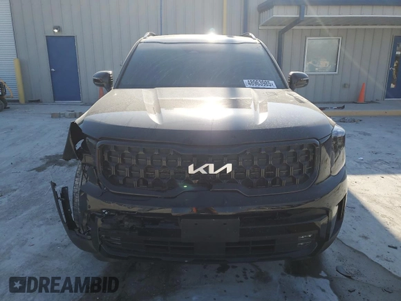 2024 Kia Telluride SX X-Line with VIN 5XYP5DGCXRG502514, listed as a Copart auction lot 48963985 with 20,560 mi miles and Salvage Title. Bid and sale history available at carsss.com. Image 5.
