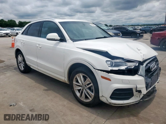 2016 Audi Q3 Premium Plus with VIN WA1EFCFS5GR009808, listed as a Copart auction lot 60688475 with 123,826 mi miles and Salvage title. Bid and sale history available at DreamBid. Image 4.