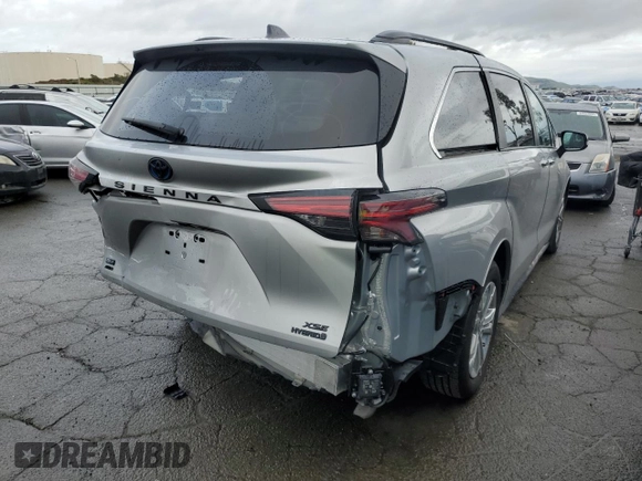 2023 Toyota Sienna XSE 25th Anniversary with VIN 5TDCSKFC5PS085199, listed as a Copart auction lot 44736984 with 20,308 mi miles and . Bid and sale history available at DreamBid. Image 3.