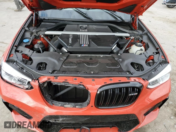 2020 BMW X3 M Competition with VIN 5YMTS0C06LLT10571, listed as a Copart auction lot 78605404 with 0 mi miles and Salvage Title. Bid and sale history available at carsss.com. Image 13.