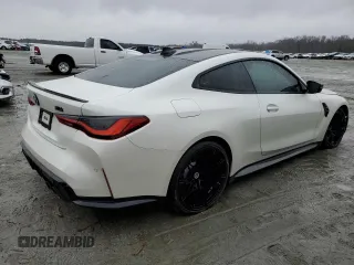2022 BMW M4 Competition with VIN WBS33AZ03NCK52997, listed as a Copart auction lot 44694415 with 11,007 mi miles and Salvage Title. Bid and sale history available at carsss.com. Image 3.