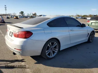 2015 BMW 4 Series 435i with VIN WBA3R1C51FK195682, listed as a Copart auction lot 47135775 with 116,502 mi miles and Salvage title. Bid and sale history available at DreamBid. Image 3.