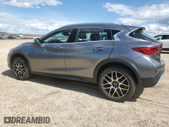 2017 Infiniti QX30 Premium with VIN SJKCH5CR4HA019019, listed as a Copart auction lot 63316445 with 83,712 mi miles and Salvage title. Bid and sale history available at DreamBid. Image 2.