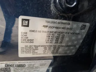 2021 Chevrolet Silverado 1500 Custom with VIN 3GCPYBEH1MG185453, listed as a Copart auction lot 78281804 with 75,380 mi miles and Salvage Title. Bid and sale history available at DreamBid. Image 12.