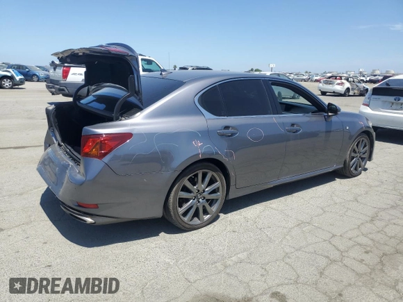2014 Lexus GS 350 z VIN JTHBE1BL1E5043830, wystawiony jako Copart lot #57462985 z przebiegiem 125 567 mil mil oraz Szkoda całkowita • Salvage title. Historia ofert i sprzedaży dostępna na DreamBid. Obrazek 3.