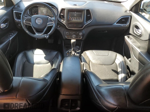 2019 Jeep Cherokee Latitude Plus with VIN 1C4PJLLB4KD202281, listed as a Copart auction lot 48633225 with 153,366 mi miles and Salvage Title. Bid and sale history available at DreamBid. Image 8.
