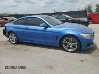 2014 BMW 4 Series 428i with VIN WBA3N3C51EK230632, listed as a Copart auction lot 56192095 with 115,595 mi miles and Salvage title. Bid and sale history available at DreamBid. Image 4.