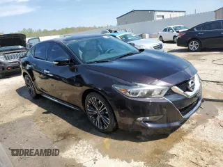 2017 Nissan Maxima SV with VIN 1N4AA6AP0HC410930, listed as a Copart auction lot 53498195 with 54,178 mi miles and Salvage Title. Bid and sale history available at DreamBid. Image 4.
