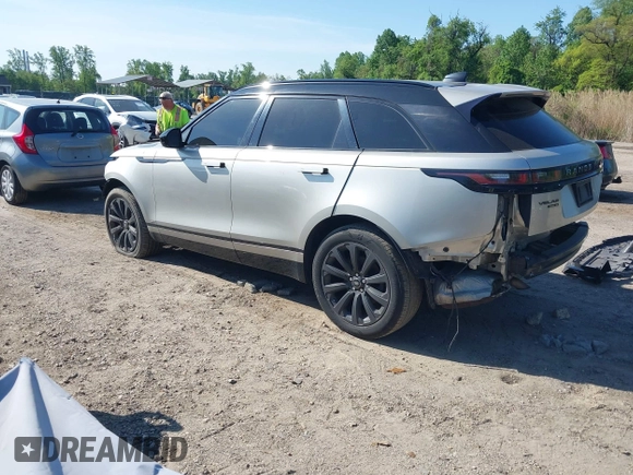2019 Land Rover Range Rover Velar R-Dynamic SE z VIN SALYL2EX7KA780581, wystawiony jako IAAI lot #42116031 z przebiegiem 117 349 mil mil oraz . Historia ofert i sprzedaży dostępna na DreamBid. Obrazek 3.