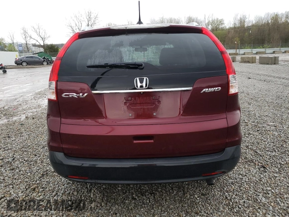 2013 Honda CR-V EX-L with VIN 5J6RM4H77DL080772, listed as a Copart auction lot 51471155 with 165,604 mi miles and Non Repairable. Bid and sale history available at carsss.com. Image 6.