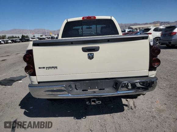 2007 Dodge 1500 SLT with VIN 1D7HA18217J608051, listed as a Copart auction lot 49930785 with Not Provided miles and Salvage Title. Bid and sale history available at DreamBid. Image 6.