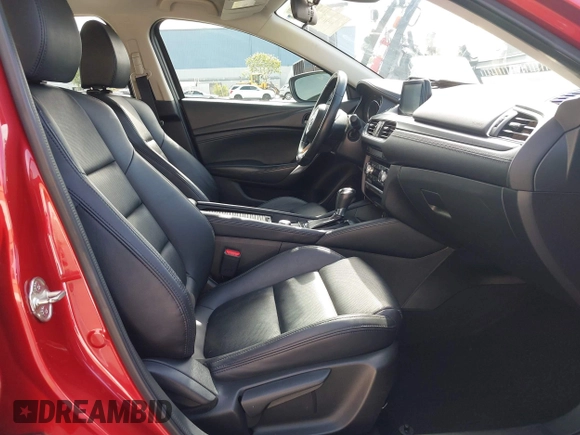 2017 Mazda Mazda6 Touring with VIN JM1GL1V56H1155982, listed as a IAAI auction lot 42055447 with 59,566 mi miles. Bid and sale history available at carsss.com. Image 5.