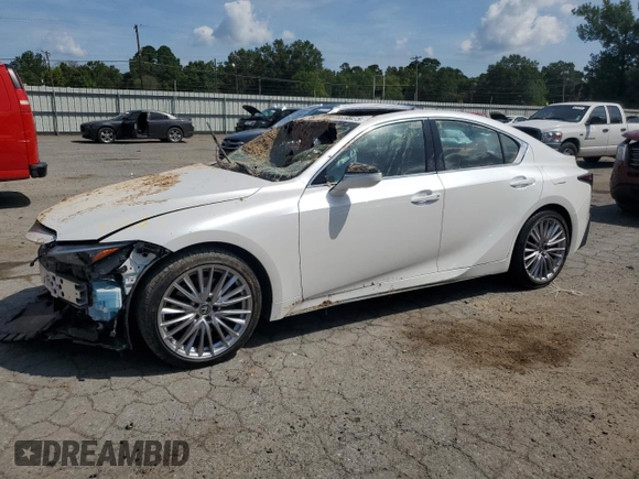 2022 Lexus IS 300 с VIN JTHDA1D24N5122031, выставлен на аукционе Copart как лот 63399475 с пробегом 6 146 миль миль и Списание • Salvage title. История ставок и продаж доступна на DreamBid. Изображение 1.
