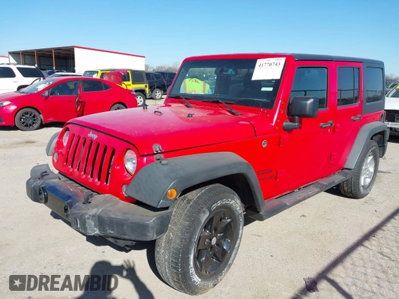 2018 Jeep Wrangler Unlimited Sport with VIN 1C4BJWDG8JL895270, listed as a IAAI auction lot 41770743 with 93,066 mi miles and . Bid and sale history available at DreamBid. Image 17.