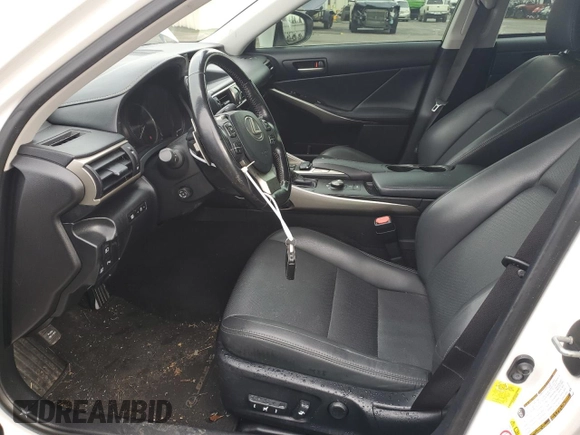 2017 Lexus IS 300 with VIN JTHCM1D27H5019693, listed as a Copart auction lot 44965975 with 104,657 mi miles and Salvage title. Bid and sale history available at DreamBid. Image 7.