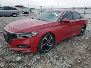 2019 Honda Accord Sport with VIN 1HGCV2F38KA030504, listed as a Copart auction lot 50377295 with 60,173 mi miles and Salvage title. Bid and sale history available at DreamBid. Image 1.