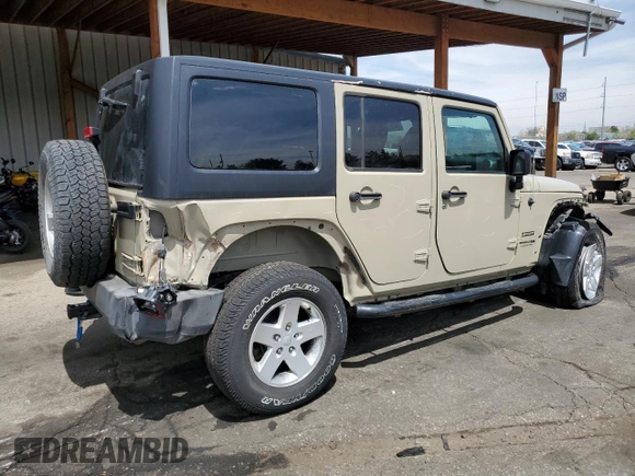 2018 Jeep Wrangler Unlimited Sport S with VIN 1C4BJWDG1JL899029, listed as a Copart auction lot 54361235 with 117,655 mi miles and Salvage Title. Bid and sale history available at DreamBid. Image 3.