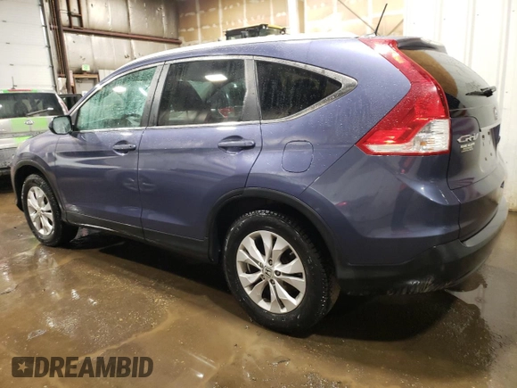 2013 Honda CR-V EX-L with VIN 2HKRM4H72DH667407, listed as a Copart auction lot 51111705 with 170,397 mi miles and Salvage Title. Bid and sale history available at carsss.com. Image 2.