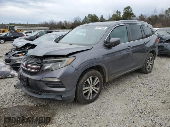 2017 Honda Pilot EX-L with VIN 5FNYF5H52HB017054, listed as a Copart auction lot 88710325 with 139,726 mi miles and Salvage Title. Bid and sale history available at carsss.com. Image 1.