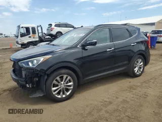 2017 Hyundai Santa Fe 2.0T with VIN 5XYZUDLA9HG417114, listed as a Copart auction lot 60066175 with 157,429 mi miles and Salvage title. Bid and sale history available at DreamBid. Image 1.