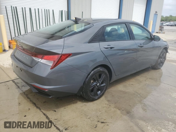 2023 Hyundai Elantra SEL with VIN KMHLM4AG3PU588625, listed as a Copart auction lot 54738485 with 19,756 mi miles and Salvage title. Bid and sale history available at DreamBid. Image 3.