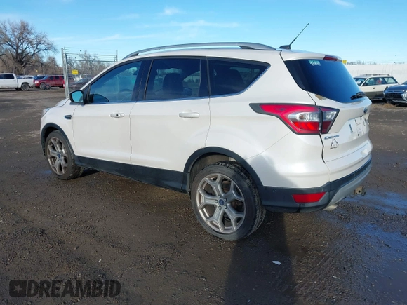 2017 Ford Escape Titanium with VIN 1FMCU9J98HUA04994, listed as a IAAI auction lot 41139988 with 136,989 mi miles. Bid and sale history available at carsss.com. Image 3.