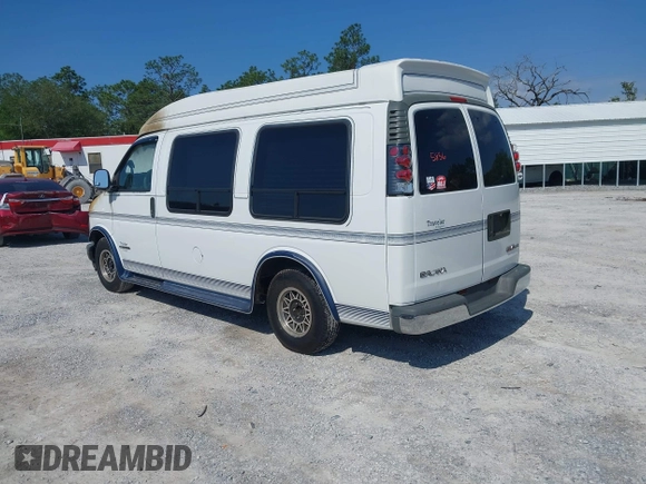 1996 GMC Savana Cargo Van YF7 with VIN 1GDFG15R5T1029670, listed as a IAAI auction lot 42005856 with 1 mi miles. Bid and sale history available at carsss.com. Image 3.