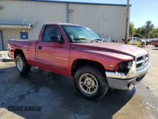 1999 Dodge Dakota SLT with VIN 1B7FL26XXXS263080, listed as a Copart auction lot 76882994 with 0 mi miles and Salvage Title. Bid and sale history available at carsss.com. Image 4.