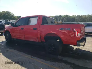 2017 Ford F-150 XL with VIN 1FTEW1EF4HKC37954, listed as a Copart auction lot 71001274 with 123,678 mi miles and Salvage Title. Bid and sale history available at carsss.com. Image 2.