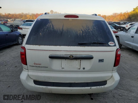 2007 Chrysler Town & Country with VIN 1A8GJ45R07B221793, listed as a Copart auction lot 77323894 with 221,573 mi miles and Salvage Title. Bid and sale history available at DreamBid. Image 6.