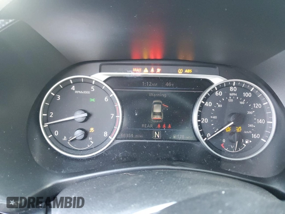 2020 Nissan Sentra SR with VIN 3N1AB8DV6LY212255, listed as a Copart auction lot 49540085 with 68,354 mi miles and Salvage Title. Bid and sale history available at DreamBid. Image 9.
