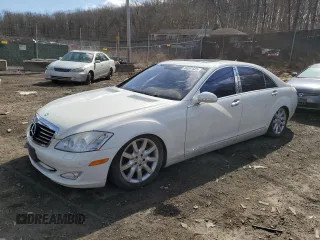 2007 Mercedes-Benz S 550 with VIN WDDNG86XX7A112769, listed as a Copart auction lot 46281525 with 152,836 mi miles and Salvage Title. Bid and sale history available at DreamBid. Image 1.