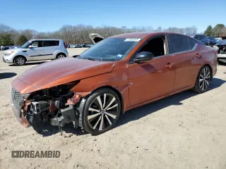 2022 Nissan Altima SR with VIN 1N4BL4CV7NN396314, listed as a Copart auction lot 47005305 with 46,994 mi miles and Salvage Title. Bid and sale history available at DreamBid. Image 1.