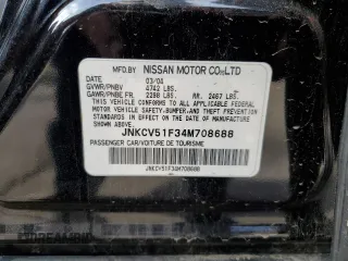 2004 Infiniti G35 w/Leather z VIN JNKCV51F34M708688, wystawiony jako Copart lot #59127945 z przebiegiem 199 727 mil mil oraz Szkoda całkowita • Salvage title. Historia ofert i sprzedaży dostępna na DreamBid. Obrazek 12.