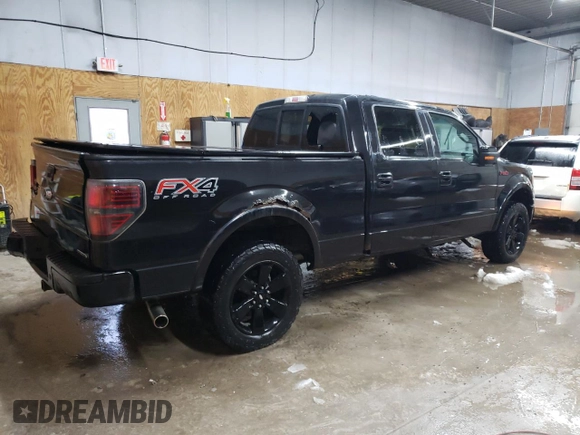 2013 Ford F-150 XL with VIN 1FTFW1EF8DFC90213, listed as a Copart auction lot 44009475 with 138,130 mi miles and Salvage title. Bid and sale history available at DreamBid. Image 3.