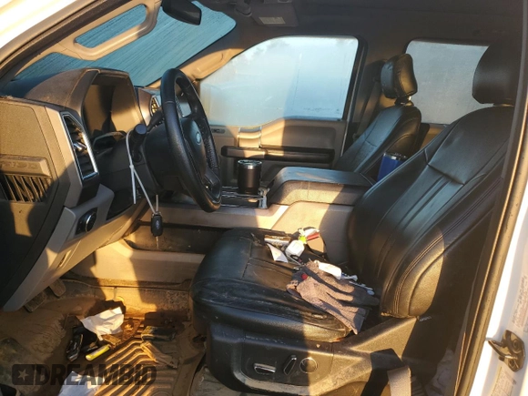 2015 Ford F-150 XLT with VIN 1FTEW1EFXFFB04685, listed as a Copart auction lot 77041514 with 161,088 mi miles and Salvage Title. Bid and sale history available at carsss.com. Image 7.