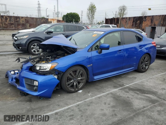 2017 Subaru WRX Limited with VIN JF1VA1J6XH9815475, listed as a Copart auction lot 50603045 with 56,608 mi miles and Salvage Title. Bid and sale history available at carsss.com. Image 1.