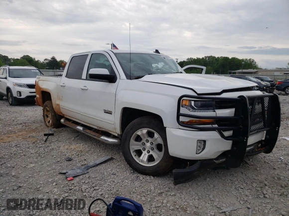 2018 Chevrolet Silverado 1500 LT with VIN 3GCUKREC6JG548889, listed as a Copart auction lot 78987104 with 41,509 mi miles and Salvage Title. Bid and sale history available at DreamBid. Image 4.