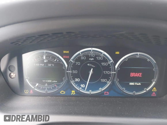 2014 Jaguar XJ R with VIN SAJWA1EK3EMV58692, listed as a IAAI auction lot 42663979 with 111,386 mi miles and . Bid and sale history available at DreamBid. Image 7.