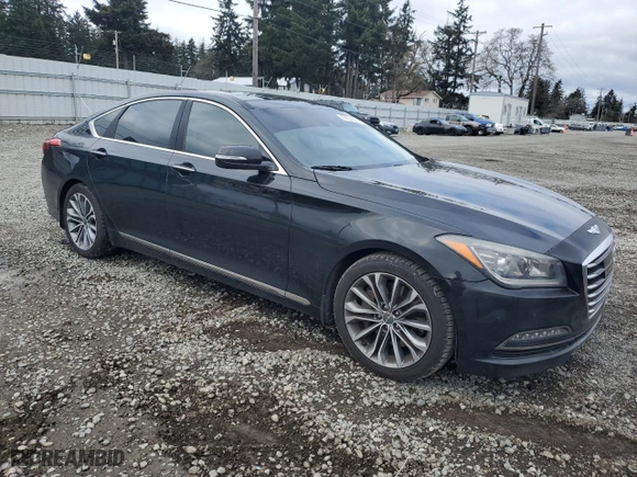 2016 Hyundai Genesis 3.8L with VIN KMHGN4JE9GU127880, listed as a Copart auction lot 47654885 with 138,902 mi miles and Clean Title. Bid and sale history available at carsss.com. Image 4.