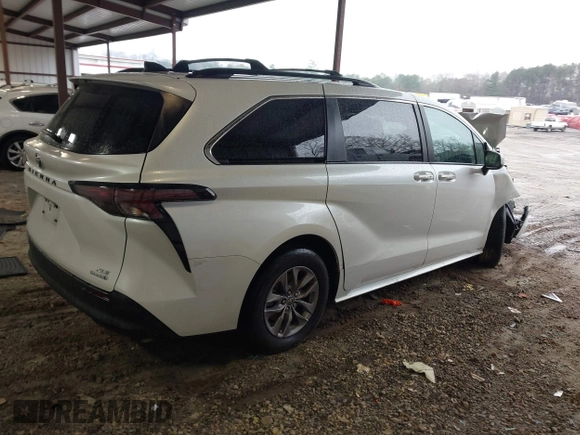2024 Toyota Sienna XLE z VIN 5TDYRKEC3RS190684, wystawiony jako IAAI lot #41853725 z przebiegiem 58 343 mil mil oraz . Historia ofert i sprzedaży dostępna na DreamBid. Obrazek 4.