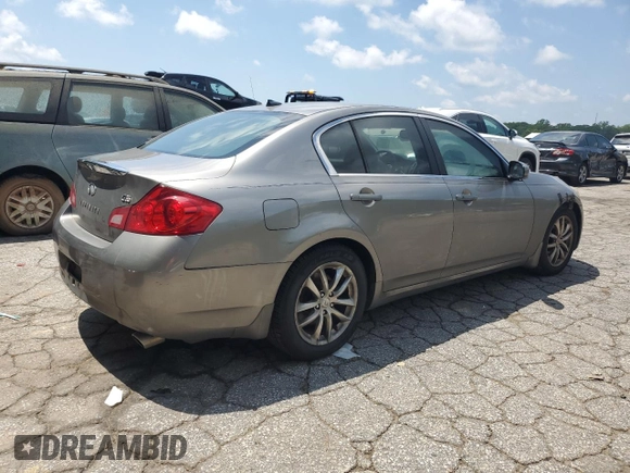 2007 Infiniti G35 Journey with VIN JNKBV61E67M728785, listed as a Copart auction lot 56400445 with 181,939 mi miles and Clean Title. Bid and sale history available at DreamBid. Image 3.