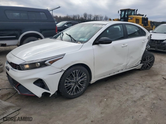 2023 Kia Forte GT-Line with VIN 3KPF54AD4PE529019, listed as a Copart auction lot 48328775 with 67,501 mi miles and Salvage Title. Bid and sale history available at carsss.com. Image 1.