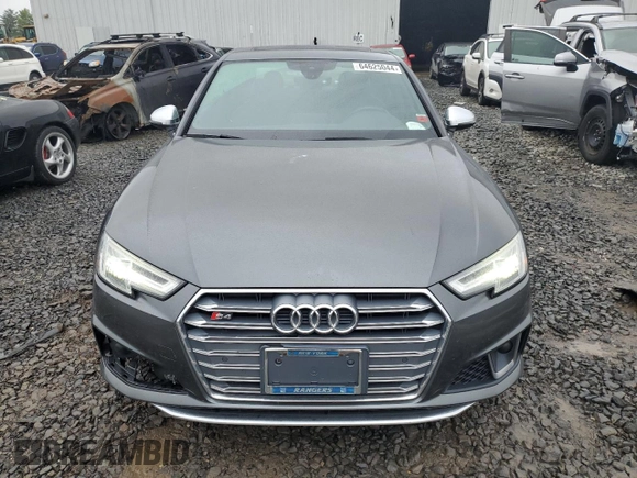 2019 Audi S4 Premium Plus with VIN WAUB4AF44KA118902, listed as a Copart auction lot 64625044 with 75,042 mi miles and Salvage Title. Bid and sale history available at carsss.com. Image 5.