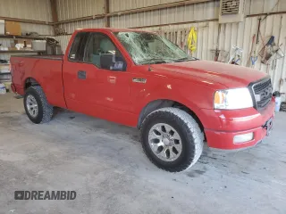 2004 Ford F-150 XL with VIN 1FTRF12W84NA67919, listed as a Copart auction lot 46639055 with 186,917 mi miles and Salvage Title. Bid and sale history available at carsss.com. Image 4.