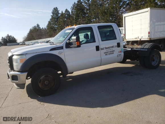 2012 Ford Super Duty F-450 DRW XL with VIN 1FD0W4HT7CEA43998, listed as a Copart auction lot 48979195 with NaN miles and Clean Title. Bid and sale history available at carsss.com. Image 1.