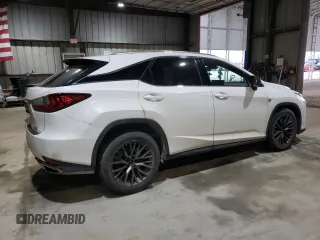 2021 Lexus RX with VIN 2T2YZMDA7MC258798, listed as a Copart auction lot 43090875 with 95,996 mi miles and Salvage Title. Bid and sale history available at carsss.com. Image 3.