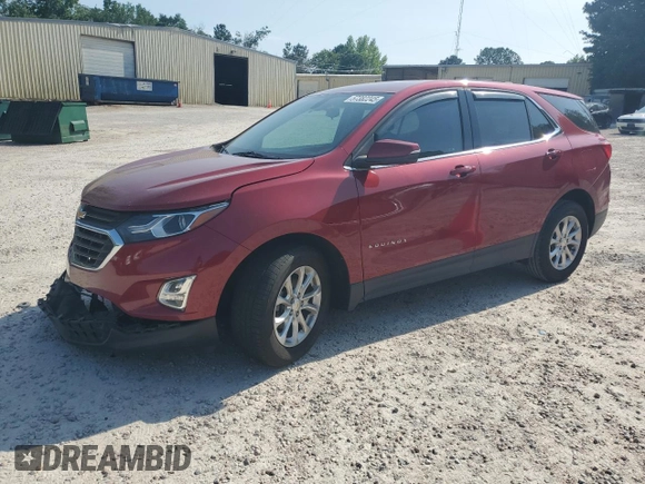 2019 Chevrolet Equinox LT z VIN 2GNAXUEV9K6215776, wystawiony jako Copart lot #57382245 z przebiegiem 78 389 mil mil oraz Szkoda całkowita • Salvage title. Historia ofert i sprzedaży dostępna na DreamBid. Obrazek 1.