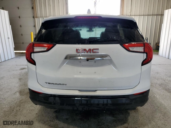 2024 GMC Terrain SLE with VIN 3GKALMEG6RL299751, listed as a Copart auction lot 52618515 with 27,251 mi miles and Clean Title. Bid and sale history available at carsss.com. Image 6.