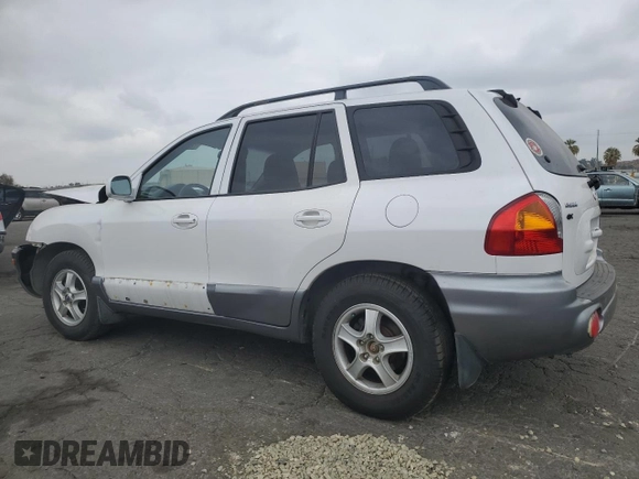2002 Hyundai Santa Fe GLS with VIN KM8SC73D02U311622, listed as a Copart auction lot 71742874 with 99,807 mi miles and Salvage Title. Bid and sale history available at carsss.com. Image 2.